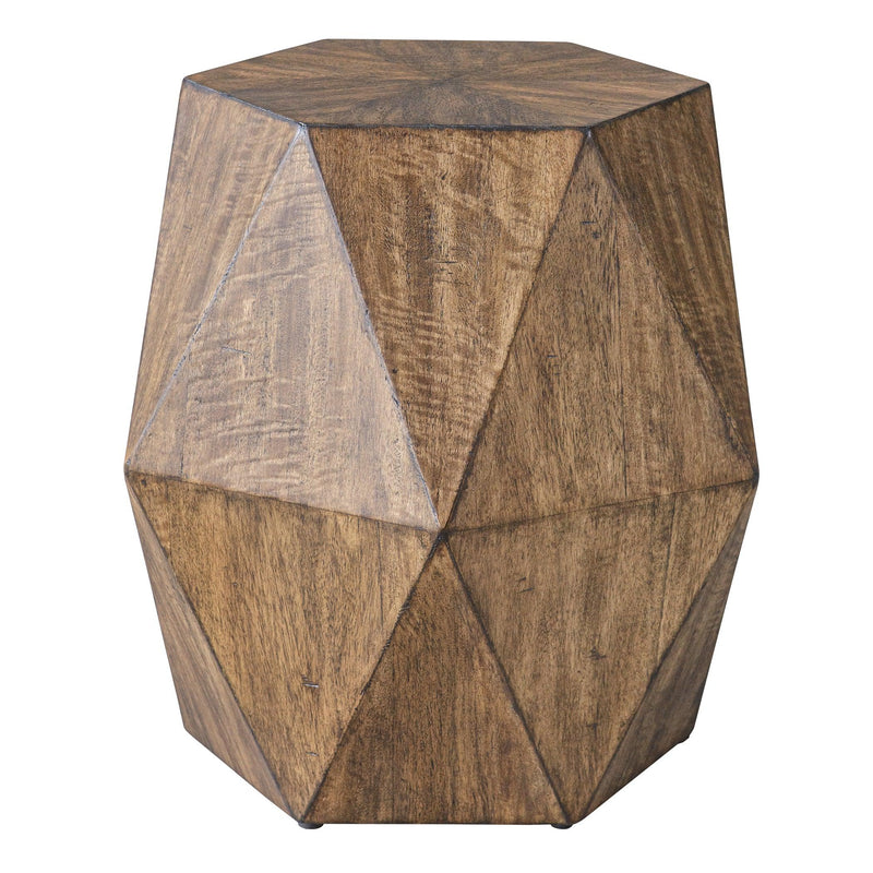 Accent Table Volker Honey Geometric Accent Table 