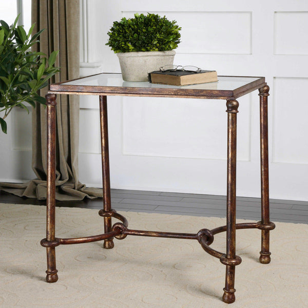 Accent Table Warring Iron End Table 