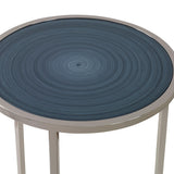 Accent Table Whirl Round Drink Table 