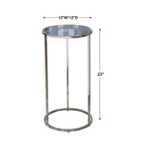 Accent Table Whirl Round Drink Table 
