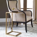 Accent Table Zafina Gold Accent Table 