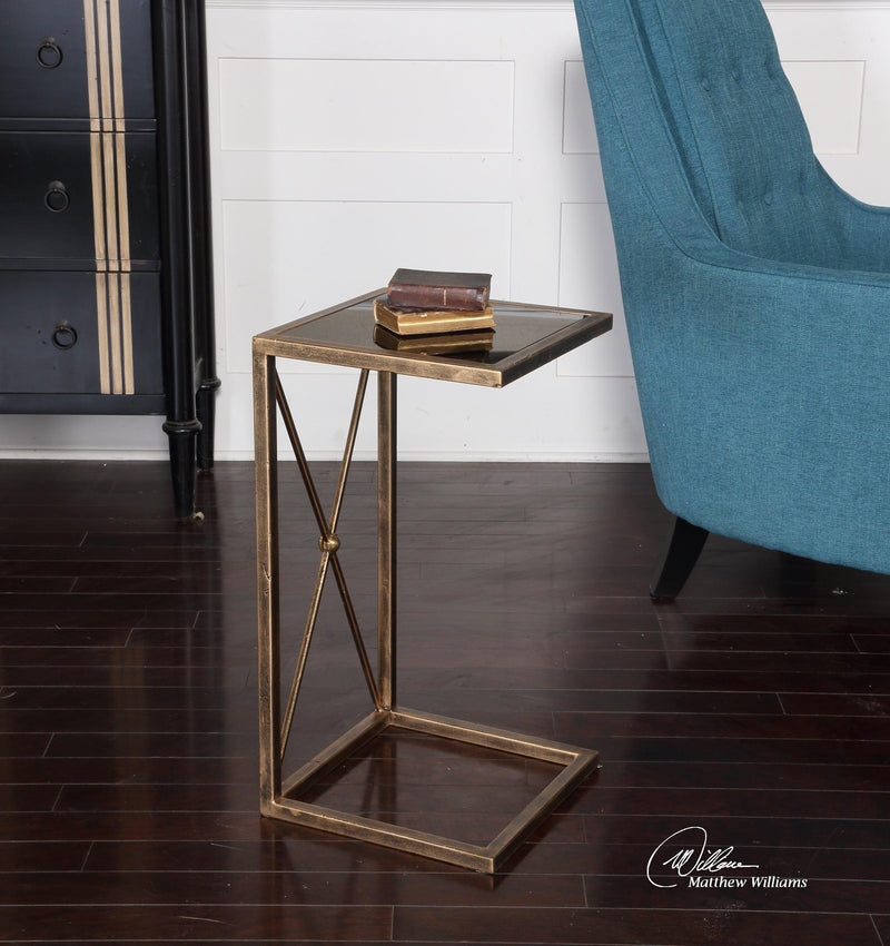 Accent Table Zafina Gold Accent Table 