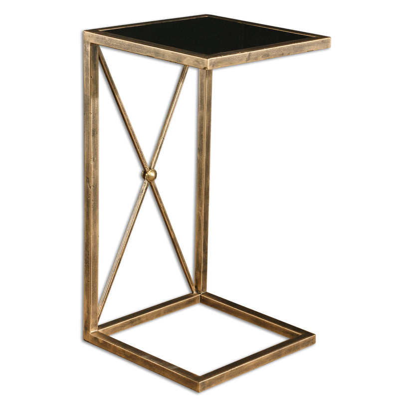 Accent Table Zafina Gold Accent Table 