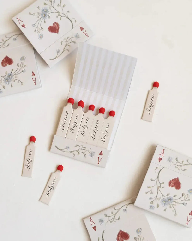 Candles & Matches ACE OF HEARTS MATCHBOX 