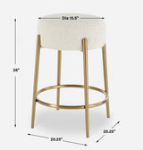 Bar & Counter Stools Arles Brass Counter Stool 