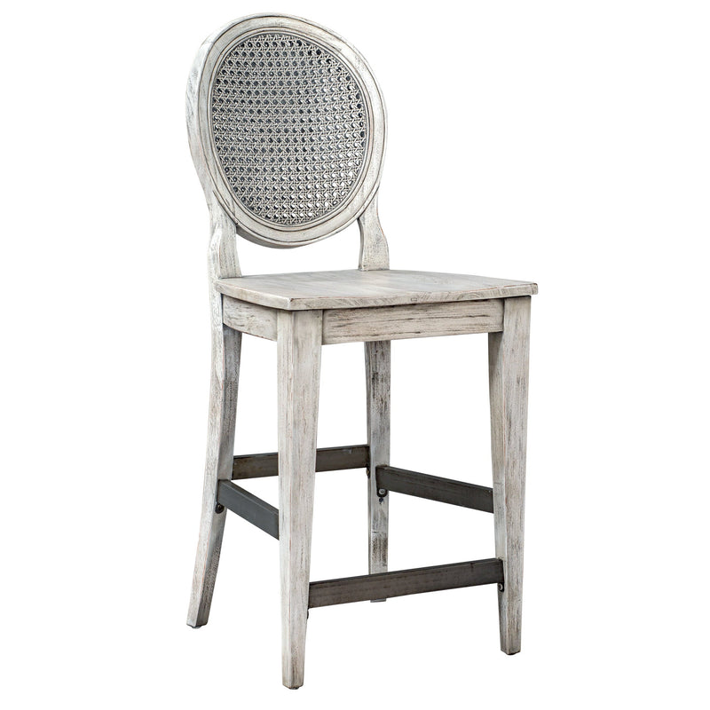 Bar & Counter Stools Clarion Aged White Counter Stool 