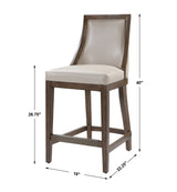 Bar & Counter Stools Purcell Leather Counter Stool 