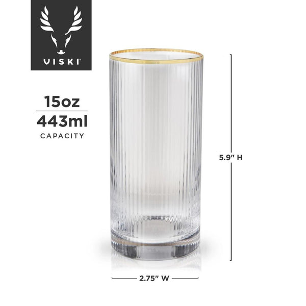 Bar & Glassware Meridian Highball Glasses // Set of 2 