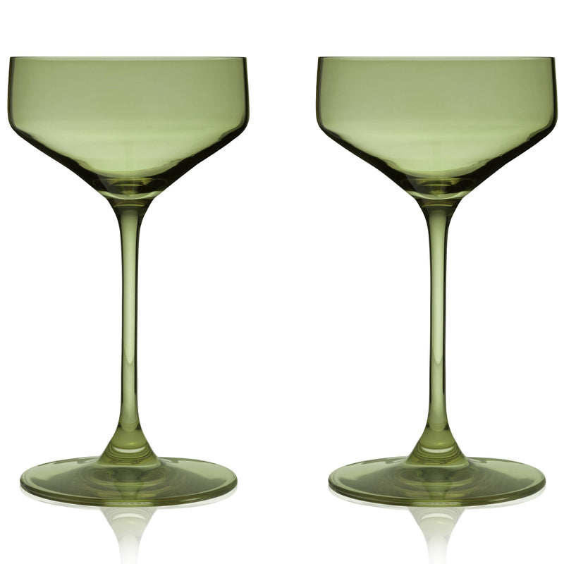  Reserve Nouveau European Crystal Coupes // Sage 