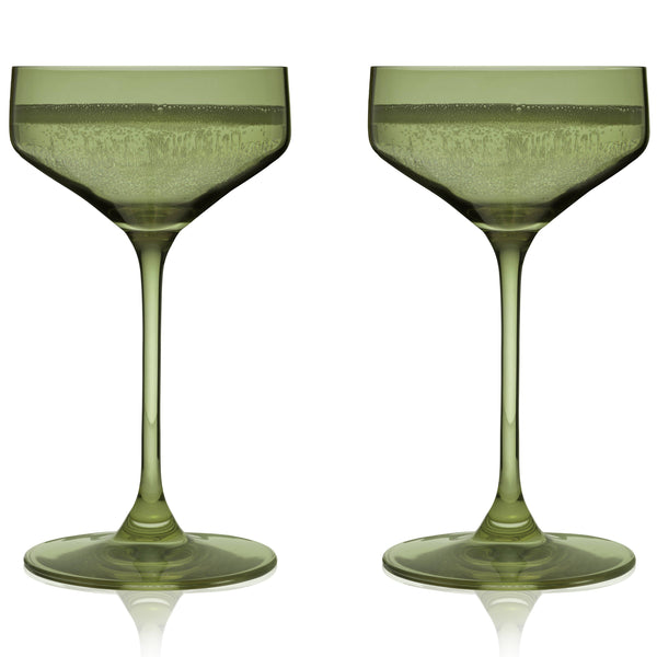  Reserve Nouveau European Crystal Coupes // Sage 