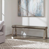 Benches, Ottomans & Stools Acai Light Gray Bench 