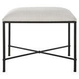 Benches, Ottomans & Stools Avenham Small Black Framed Bench 