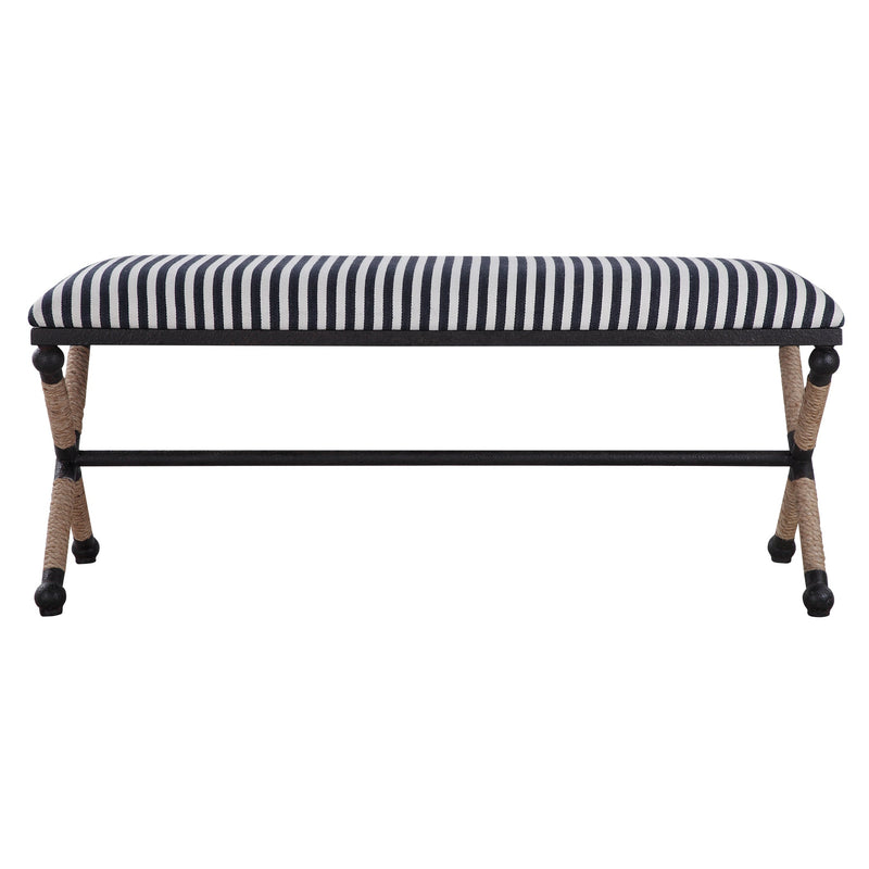 Benches, Ottomans & Stools Braddock Striped Bench 