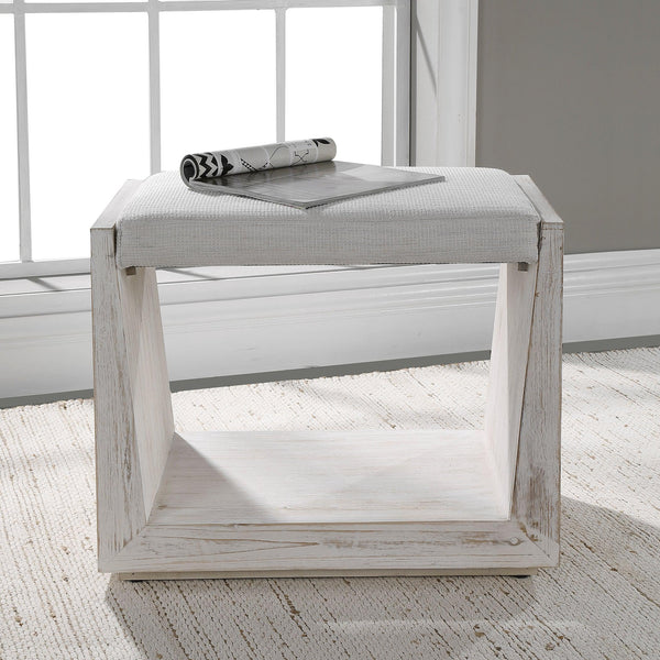 Benches, Ottomans & Stools Cabana White Small Bench 