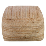 Benches, Ottomans & Stools Camden Braided Hemp Pouf 