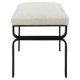 Benches, Ottomans & Stools Diverge White Shearling Small Bench 