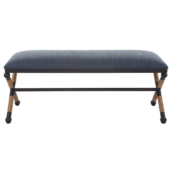 Benches, Ottomans & Stools Firth Rustic Navy Bench 