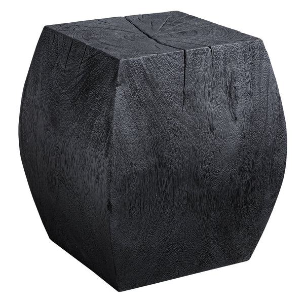 Benches, Ottomans & Stools Grove Black Wooden Accent Stool 