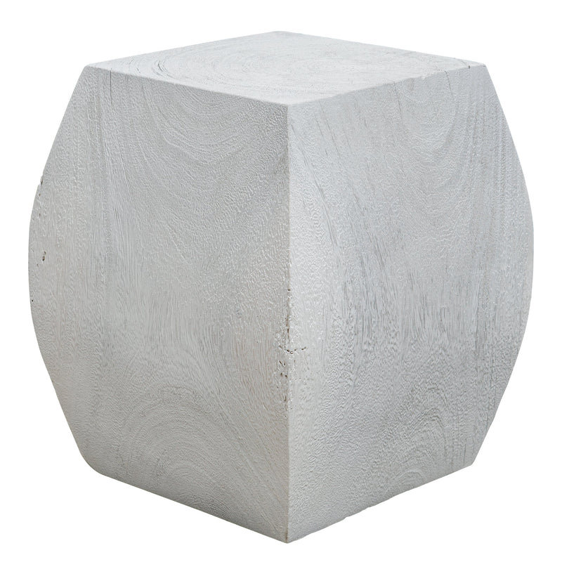Benches, Ottomans & Stools Grove Ivory Wooden Accent Stool 