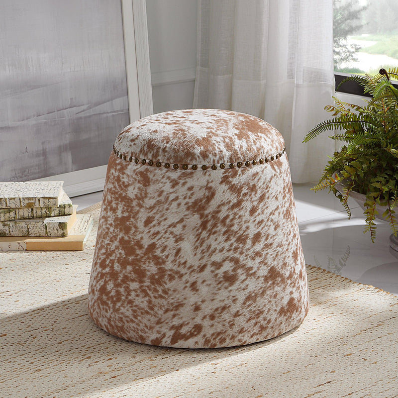 Benches, Ottomans & Stools Gumdrop Cow Hide Ottoman 