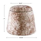 Benches, Ottomans & Stools Gumdrop Cow Hide Ottoman 