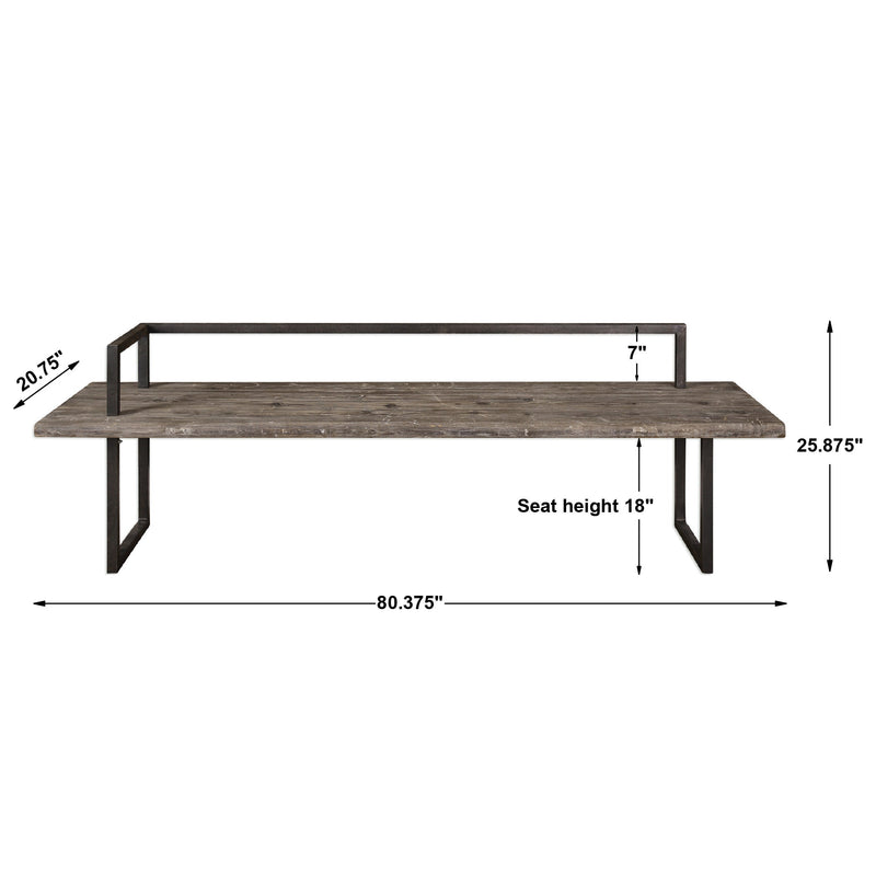 Benches, Ottomans & Stools Herbert Reclaimed Wood Bench 