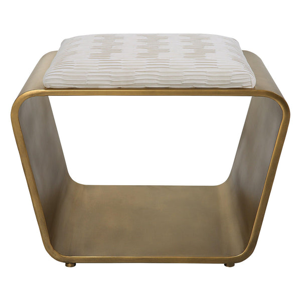 Benches, Ottomans & Stools Hoop Small Gold Bench 