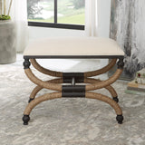 Benches, Ottomans & Stools Icaria Upholstered Small Bench 