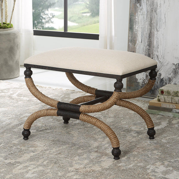 Benches, Ottomans & Stools Icaria Upholstered Small Bench 