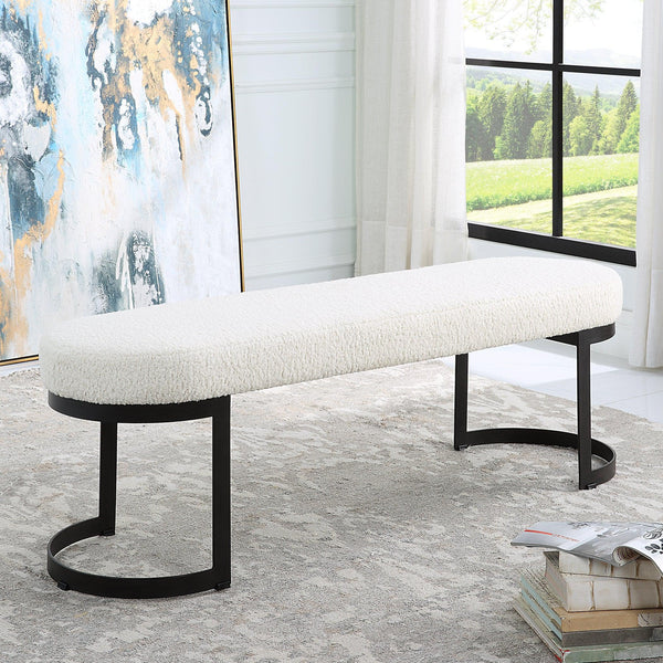 Benches, Ottomans & Stools Infinity Black Bench 