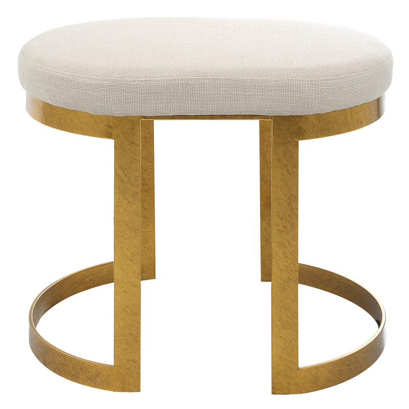 Benches, Ottomans & Stools Infinity Gold Accent Stool 