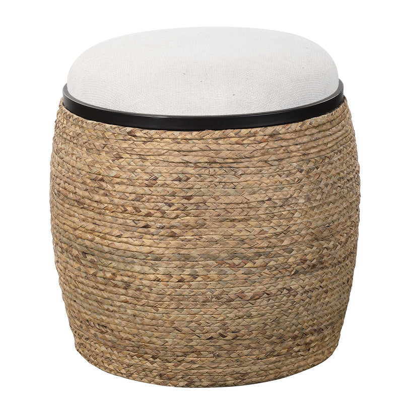 Benches, Ottomans & Stools Island Straw Accent Stool 
