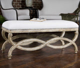 Benches, Ottomans & Stools Karline Natural Linen Bench 