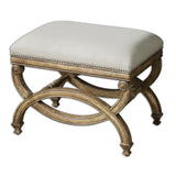 Benches, Ottomans & Stools Karline Natural Linen Small Bench 