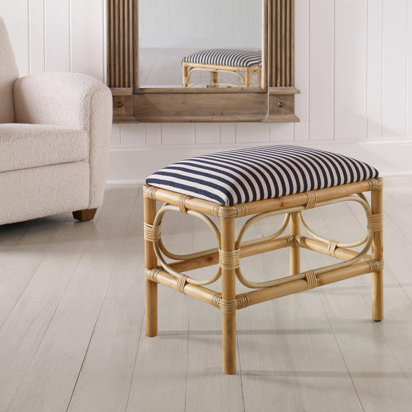 Benches, Ottomans & Stools Laguna Small Striped Bench 
