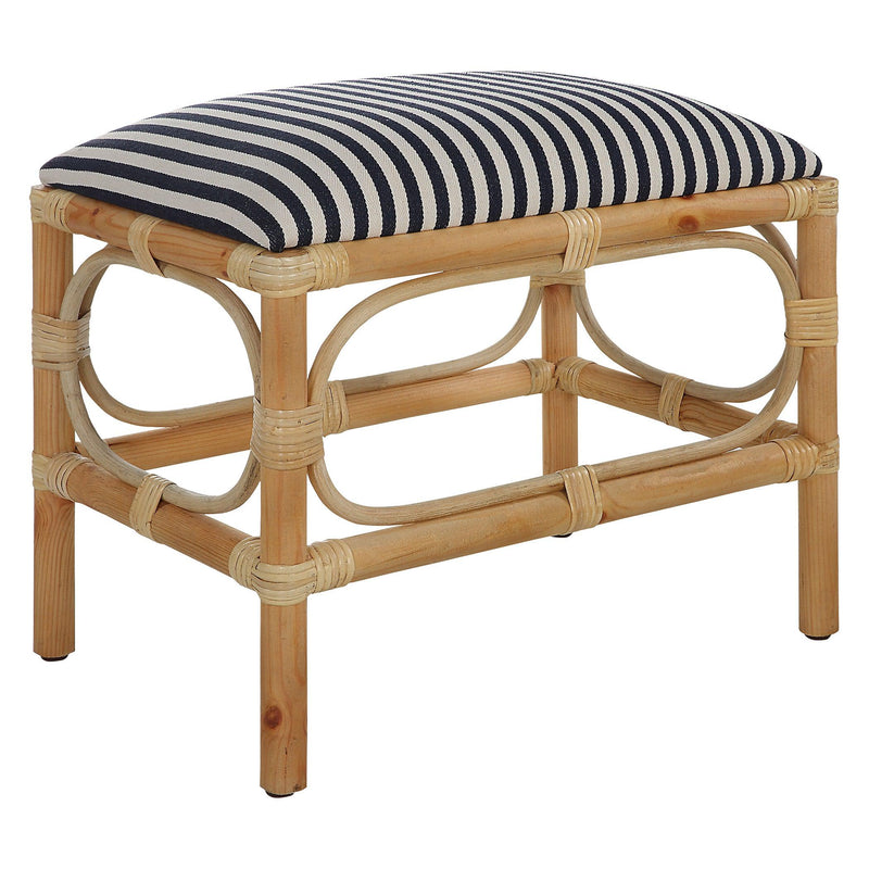 Benches, Ottomans & Stools Laguna Small Striped Bench 