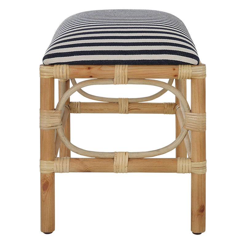 Benches, Ottomans & Stools Laguna Small Striped Bench 