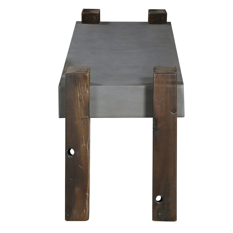 Benches, Ottomans & Stools Lavin Industrial Concrete Bench 