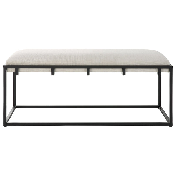 Benches, Ottomans & Stools Paradox Iron & Fabric Bench 