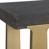 Benches, Ottomans & Stools Voyage Brass And Wood Bench 