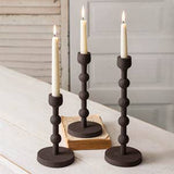  Laurel Taper Candle Holders // 3 Sizes 