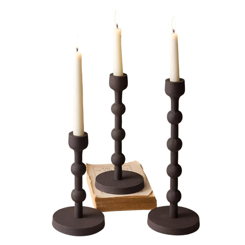  Laurel Taper Candle Holders // 3 Sizes 