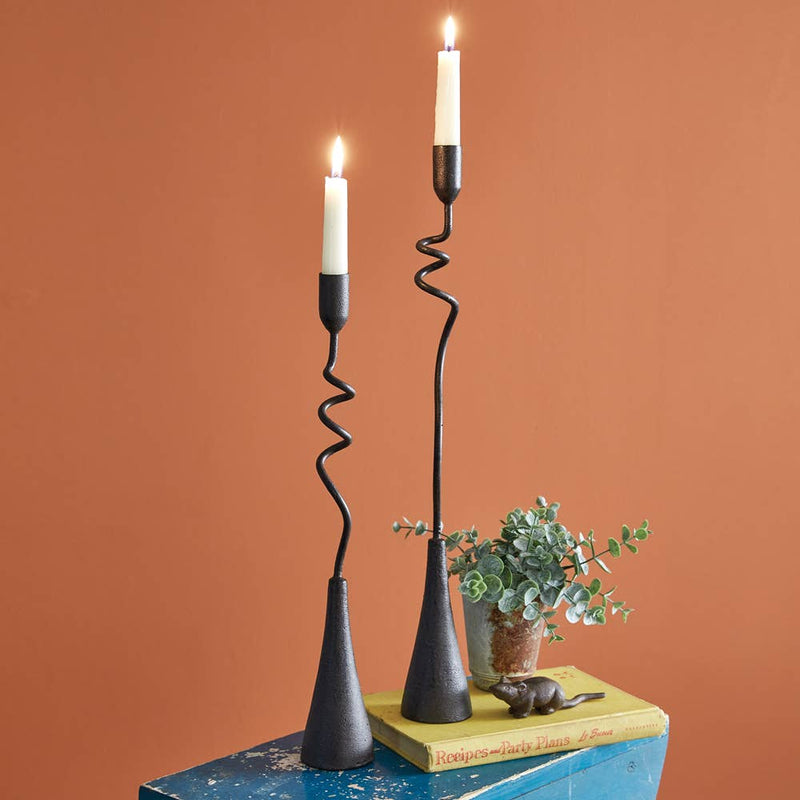  Wiggle Taper Candle Holder Set 