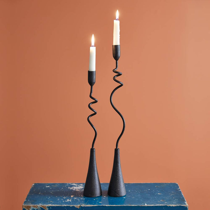  Wiggle Taper Candle Holder Set 