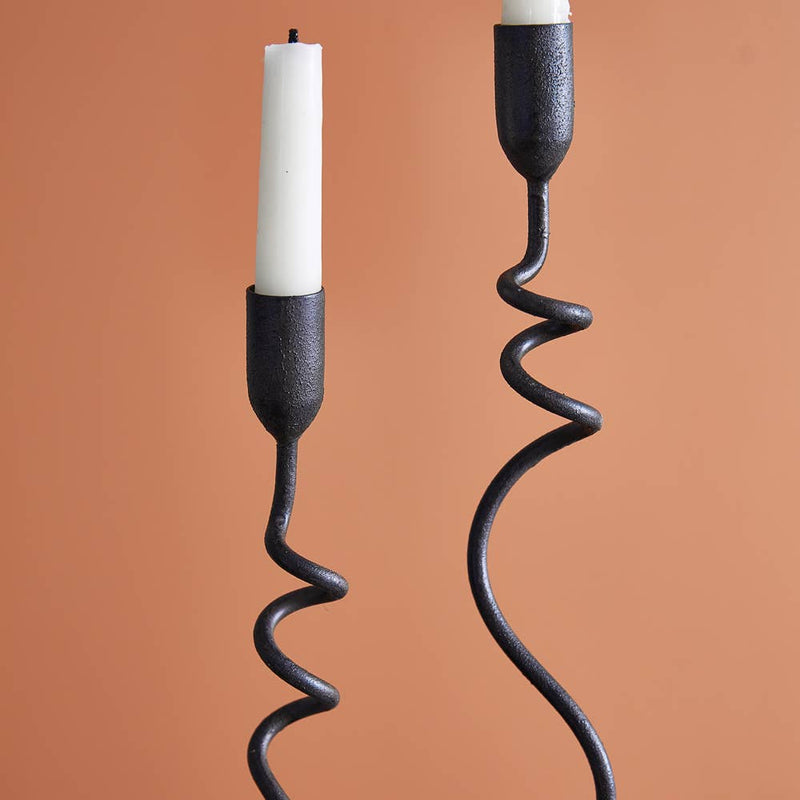  Wiggle Taper Candle Holder Set 