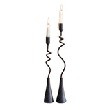 Candle Holders Wiggle Taper Candle Holder Set 