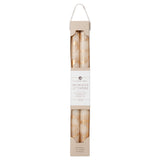 Candles & Matches 12" Taper Set // Cream & Gold 