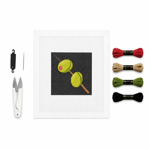 Lifestyle Olives Needlepoint Kit 
