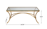 Coffee Table Alayna Gold Coffee Table 