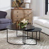 Coffee Table Barnette Modern Nesting Coffee Tables S/2 